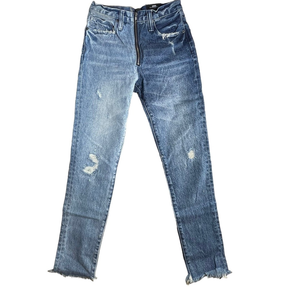 PRPS GOODS &‎ CO AMX Fit High Waist Boyfriend Jeans  "INDIGO F81P56X WOMEN SZ 27